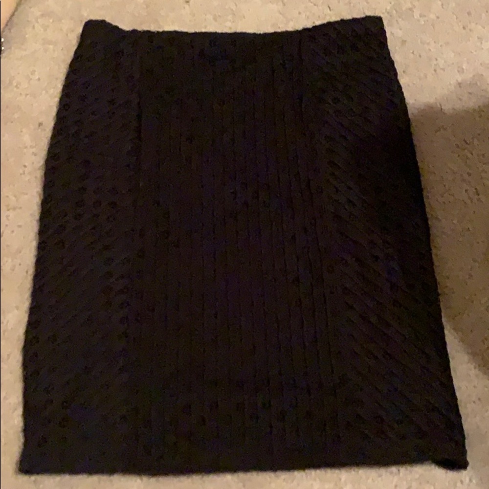 Cece Black Pencil Skirt